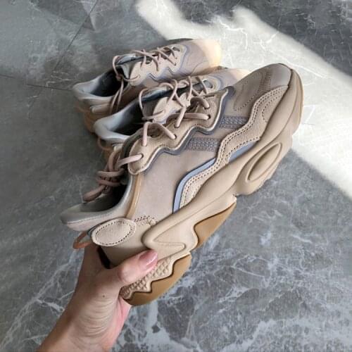 New Korean Fashion Reflective Womens Sneakers Womens Running Shoes