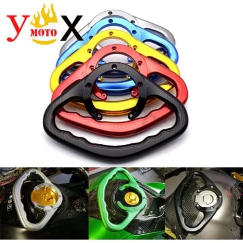 Motorcycle Passenger Front Hand Grip Tank Grab Bar Handles Armrest For Kawasaki ER6N ZZR600 ZZR1200 ZZR1400 Ninja 750R KLE1000