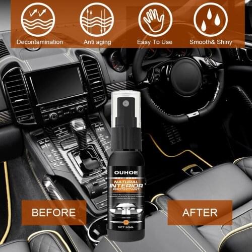 30/120ML Car Interior Renovation Automotive Interior Plastic Parts Retreading Coating Paste Maintenance Car Cleaner Supplies