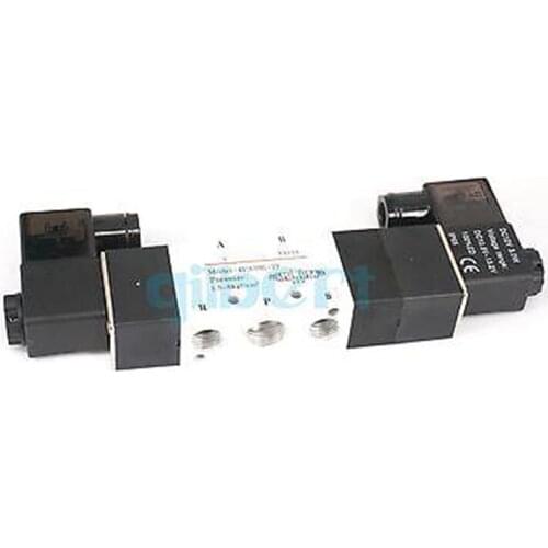 4V330E-10 Pneumatic Solenoid Valve 3 position 5way BSPT3/8" Central Exhaust