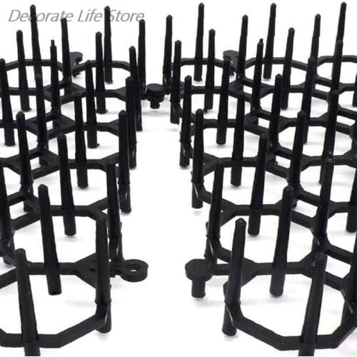 Garden Prickle Strip Dig Stop Cat Repellent Deterrent Mat Spike Portable Anti-Cat Dog Outdoor Garden Supplies