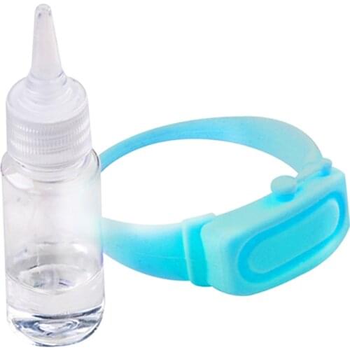 Silicone Soap Bracelet Hand Sanitizer Dispenser Wristband + Squeeze Bottle Household Merchandises Multi Color