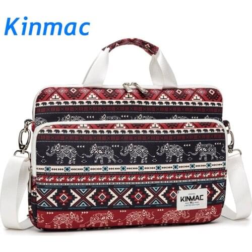 Brand Kinmac Waterproof Messenger Laptop Bag13,14,15,15.6 inch,Colorful Elephant Case For MacBook Air Pro13.3,15.4 Dropship F105