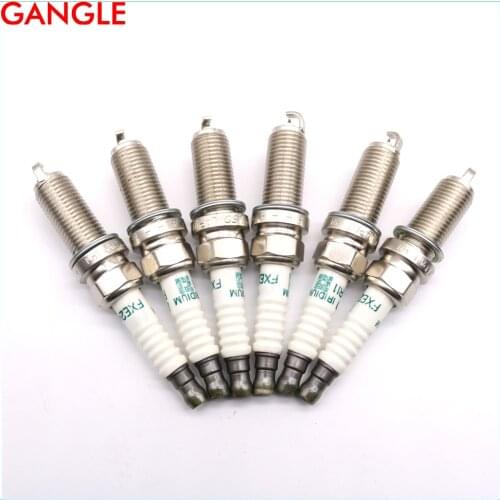 6PCS IRIDIUM 22401-JK01D FXE24HR11 3457 LONG LIFE SPARK PLUGS FOR NISSAN 370Z INFINITI Q70 Q70L QX50 Q60