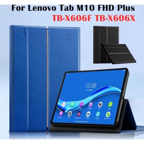 Smart Cover For Lenovo Tab M10 FHD Plus 10.3 inch TB-X606F TB-X606X Tablet Protective Case For m10 plus 10.3" PU Leather Case