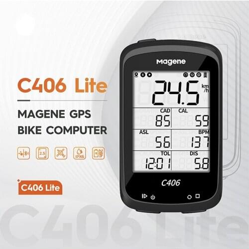 Bicycle Computer Wireless GPS Speedometer Odometer 2.5 Inch Synchronous Magne Cadence Sensor Waterproof Cycling Bike Stopwatch