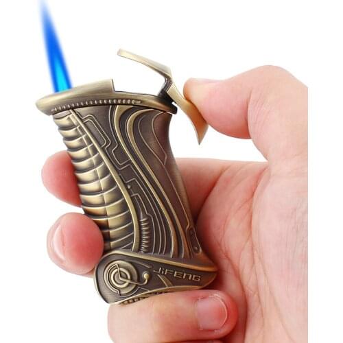 High Quality Jet Cigar lighter gas torch turbo lighter with windproof all metal 1300 C butane lighter