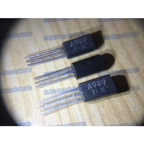 100PCS/LOT 2SA949-Y 2SA949 A949-Y A949 TO92L Driver-Stage Audio Amplifier Applications High-Voltage Switching Applications