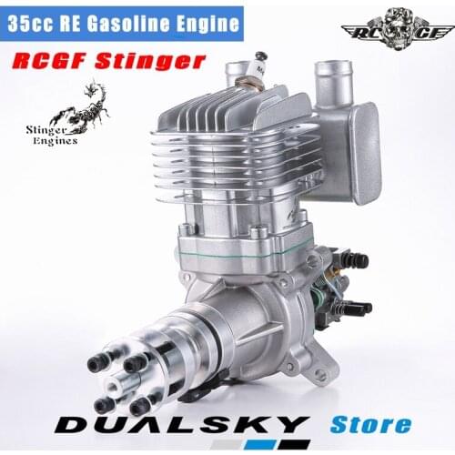 RCGF STINGER 35CC RE 2 Stroke Rc Model Engines Gasoline Engines Rc Aircraft Rc Airplane Two Cycle Stinger 35cc Engine