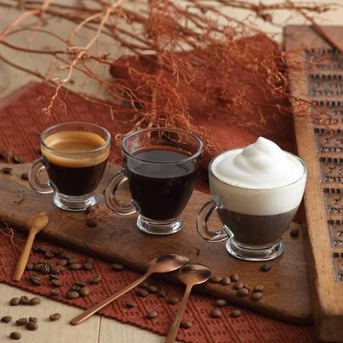 6 pcs Cup Glass Cups Water Wine Coffee Soft Drink Beverage Kitchen Decor Fruit Juice Set Cup Glass Cups