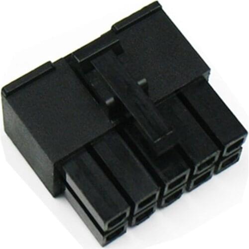 Angitu 5557 PSU 10pin Modular Housing Connectors For PC modding-10pcs/lot with 100pcs terminal