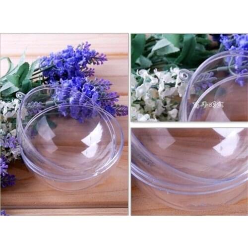 Free shipping 15.6CM Transparent plastic ball candy box