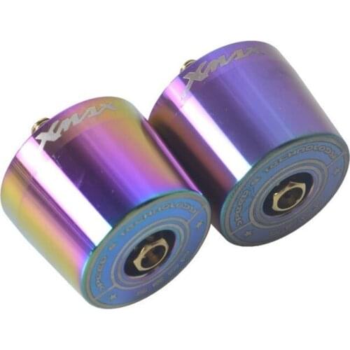 For Applicable Yamaha XMax 250 300 400 Stainless Steel Titanium Burning Motorcycle Universal Handlebar Balance Terminal