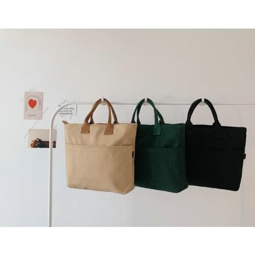 Canvas Tote Tote Bag Fashionable Large Capacity Shopping Shoulder Bag Daily Commuter