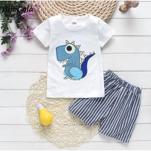 BibiCola new summer baby boys clothing sets wedding party clothes gentleman style suits cartoon tracksuit clothing for baby boys