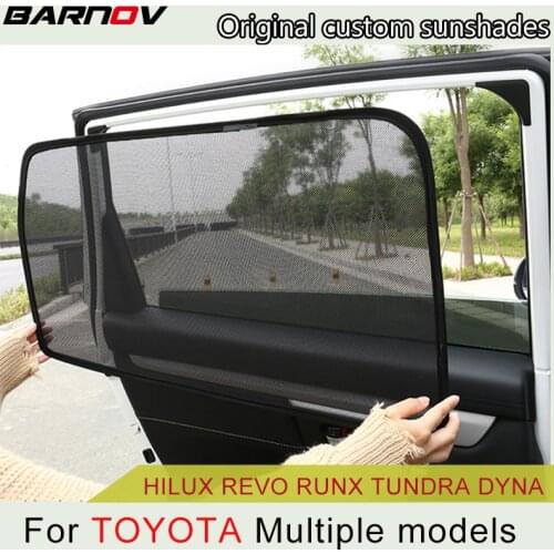 Car Special Magnetic Curtain Window SunShades Mesh Shade Blind Original Custom For Toyota Hilux Revo Runx Tundra Dyna