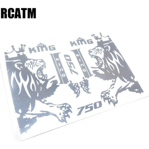 Metal Sticker Lion King Painting Modification DIY Decoration for 1/14 Tamiya RC Truck Volvo FH16 750 56360