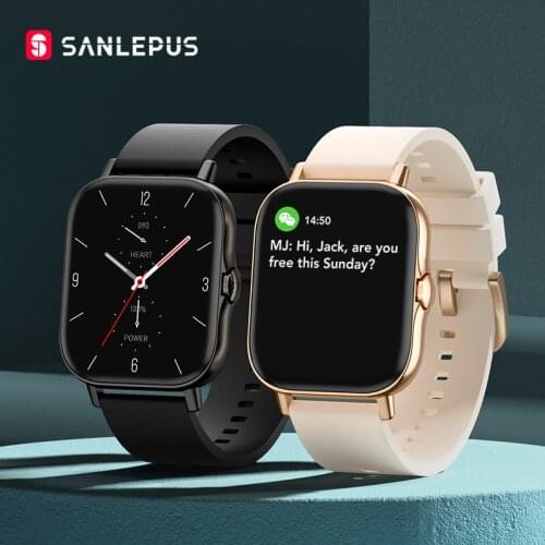 2021 NEW SANLEPUS 1.78 inch Smart Watch Men Women Waterproof Make Call Smartwatch Wristwatch For GTS Android iOS Huawei 2