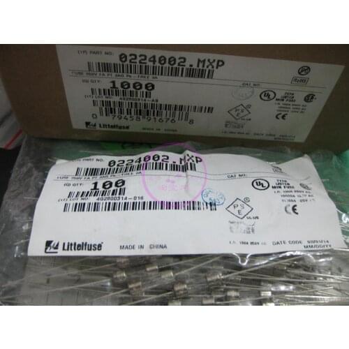 Original new 100% 0224002.MXP 2A 250V fuse