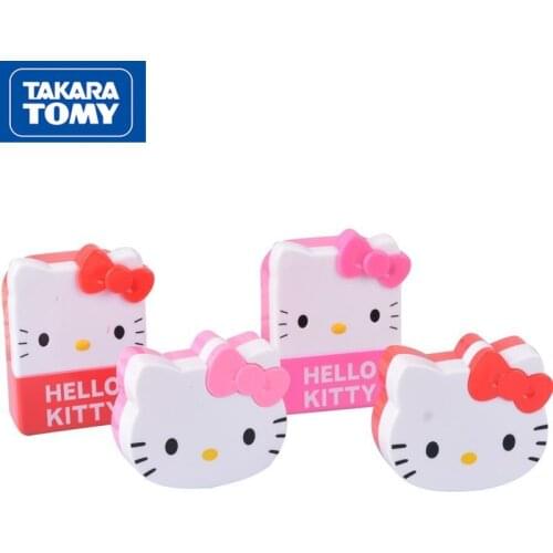TAKARA TOMY cute cartoon hello Kitty hand-cranked pencil sharpener pencil sharpener pupils pencil sharpener school supplies