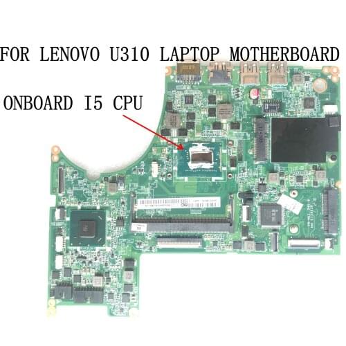 AVAILABLE.DA0LZ7MB8E0 REV : E LAPTOP MOTHERBOARD FOR LENOVO U310 MAINBOARD. ONBOARD CPU I5 (047D7B , D987AE)
