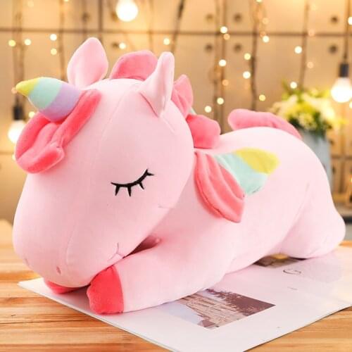 High Quality Large Unicorn Toys Unicorn Plush Toys Soft Stuffed Animal Plush Unicorn Horse Doll Kids Doll for Children Gifts