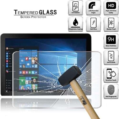 Tablet Tempered Glass Screen Protector Cover for Rca Cambio W101 V2 10.1" HD Anti-Screen explosion-proof Breakage Tempered Film