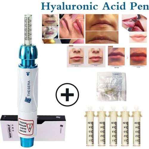 0.5ml Hyaluronic Acid Pen Peptide Therapy Hyaluronic Gun Anti Wrinkle Lip Lifting Injection Pen Disposable Atomizer Syringe New