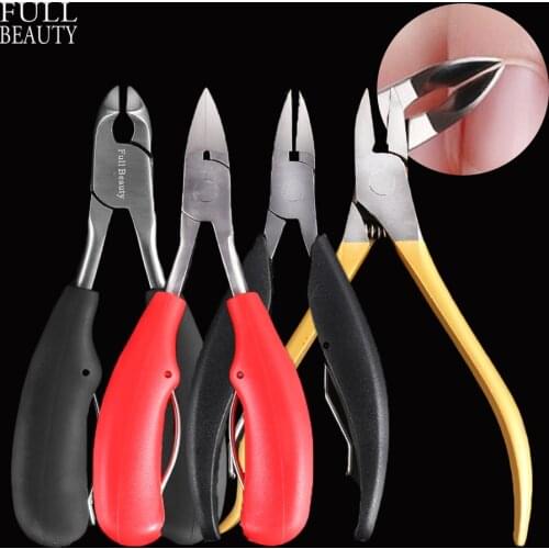 1PC Toe Nail Cuticle Clippers Nail Correction Ingrown Toenails Nippers Cutters Dead Skin Remover Stainless Nail Art Tool CHQ1-23