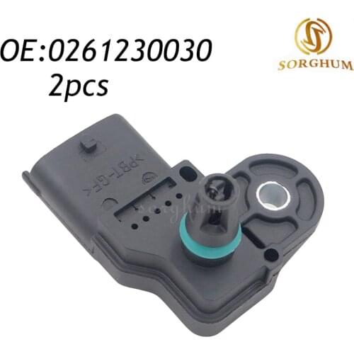 2PCS MAP Sensor 0261230030 FOR FIAT PANDA PUNTO BRAVA STILO STILO LANCIA YPSILON 46533518,46553045,7084986