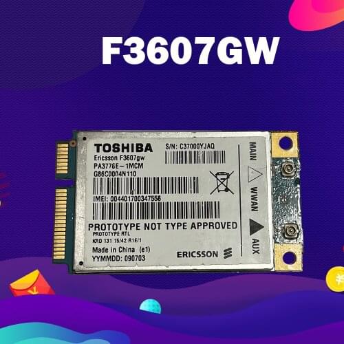 3G WLAN for Ericsson F3607GW HS2330 DW5540 H039R 5PJ87 C680R GPS GSM WCDMA HSDPA for DELL E6400 E6500 E6410 E6510 E4200 C680R