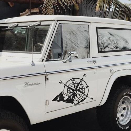 Cartoon Compass Car Sticker for The Cars Decals Funny Vinyl Auto Motorcycle Car-styling to Cover Scratches For Car Decoration