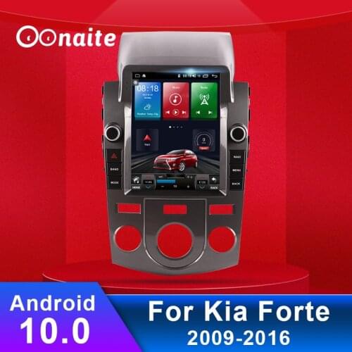 For Kia Forte 2009-2016 Manual Transmission Car GPS Navigator Android 10 Latest Map Sat NavCar Navigation FM Radio Player