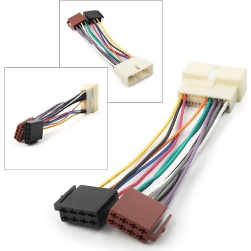 Car Stereo Radio Plug Lead Loom Adaptor ISO WIRING HARNESS For Hyundai Santa Fe / Sonata Accent For Kia Soul Sportage Sorento