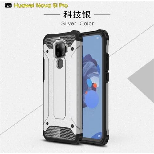 Phone Case For Huawei Nova 5i Pro Cover Anti-knock Silicone + Hard Plastic Case For Huawei Mate 30 lite SPN-TL00 Shockproof Capa