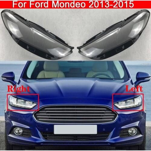 For Ford Mondeo 2013-2015 Car Front Headlight Cover Auto Headlamp Lampshade Lampcover Head Lamp light glass Lens Shell Caps