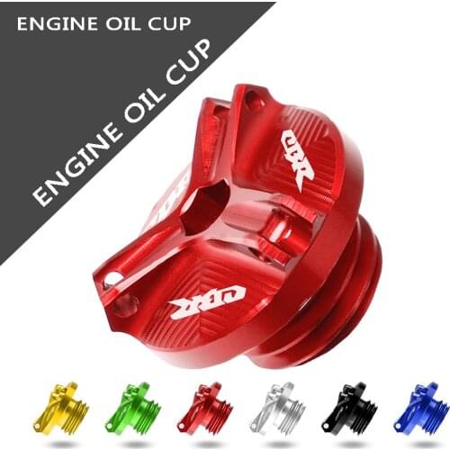 For Honda CBR600 CBR600F CBR600RR CBR900RR CBR929RR Motorcycle Accessories Fixed Engine Oil CUP Cover Screw Reservoir Cup