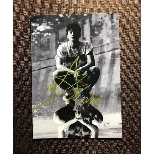 Hand signed SuperM MARK autographed photo NCT 127 5*7 092019N4