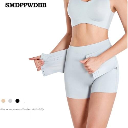 Women Full Body Shaper Reductive Girdles Underbust Corset Bodysuit Waist Trainer Butt Lifter Shapewear Slimming Underwear Pants