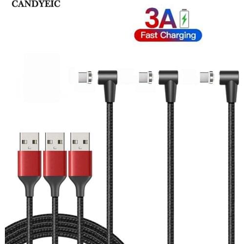 CANDYEIC Magnetic Charging Cable for Xiaomi Poco M2 Charger Cable USB Type C charging for phone