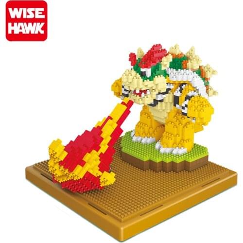 Mini Building Blocks Cartoon 3D Animals Model Educational Games Figures Bricks Toys for Children