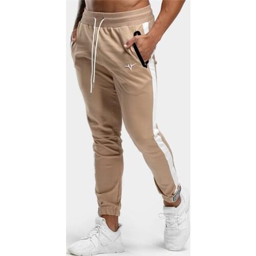 2021 mens jogging cotton sports pants new fashion printing design muscle men gyms fitness pants training Sweatpants
