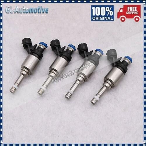 Set (4) Fuel Injectors 16600-BV80A For 17-19 Nissan Sentra 14-17 Juke 1.6L L4