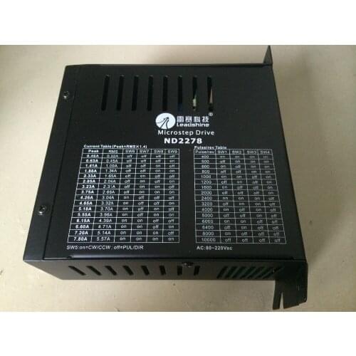 New Leadshine 2-phase high voltage stepper drive MD2278 work 220VAC ,out 1.0A-7.8A CNC Driver its latest version ND2278