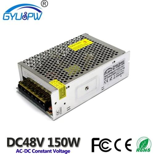 Single Output Switching Power Supply DC 48V 3.1A 150W Driver Transformer AC 110 220V To Dc48v SMPS For LED Light CNC 3D Print