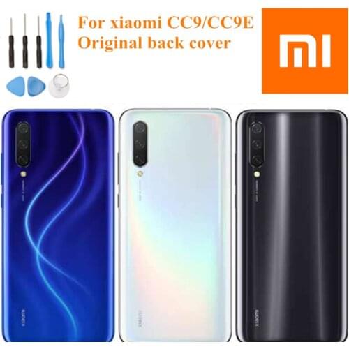 Official XiaoMi Replacement Battery Glass Back Cover Door For Xiaomi CC9/CC9E Rear Housing Protective Phone Back+free tools