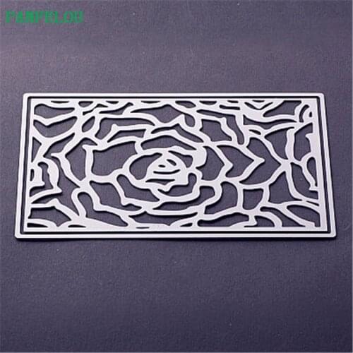 PANFELOU Metal craft The roses panel paper die cutting dies for Scrapbooking/DIY Easter wedding Halloween cards