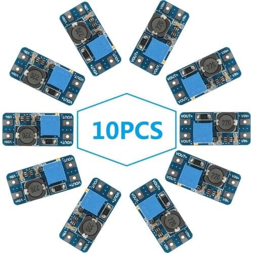 10pcs/lot MT3608 DC-DC Step Up Converter Booster Power Supply Module Boost Step-up Board MAX Output 28V 2A