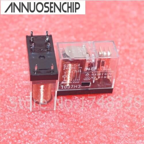 Relay G2R-1-E-DC24V original 16A G2R-1-E-24VDC 16A 8 feet relay 24v 8pin relay G2R-1-E-24V 24V G2R-1-E
