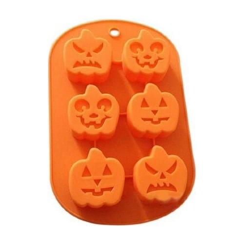 Hallowmas Pumpkin Silicone Baking Cake Mold Candle Moulds Chocolate DIY Muffin Cups Candy DIY Pans
